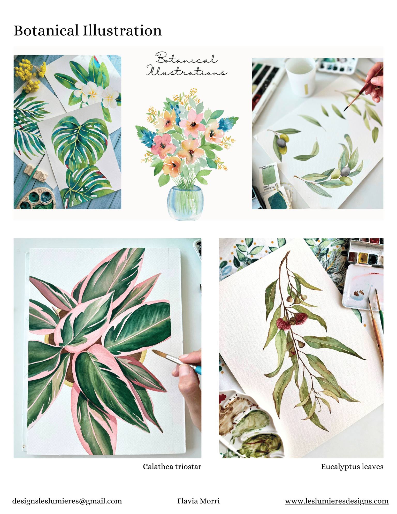 My Porfolio -Watercolor Artist & illustrator - image 1 - student project