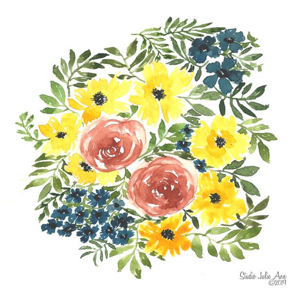 Loose Floral Bunch - image 1 - student project