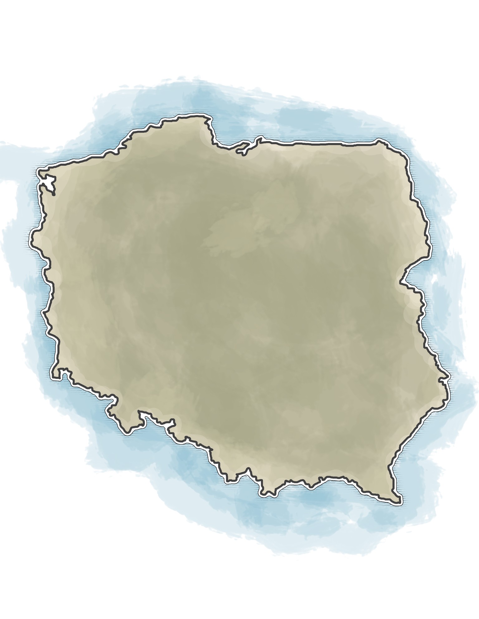 Map of Poland - image 1 - student project