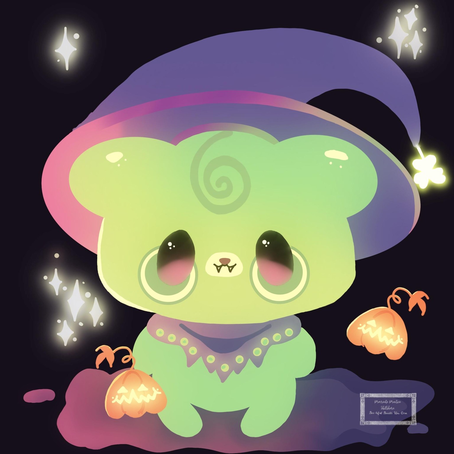 Boo-ti ful Glowing Trio - image 2 - student project