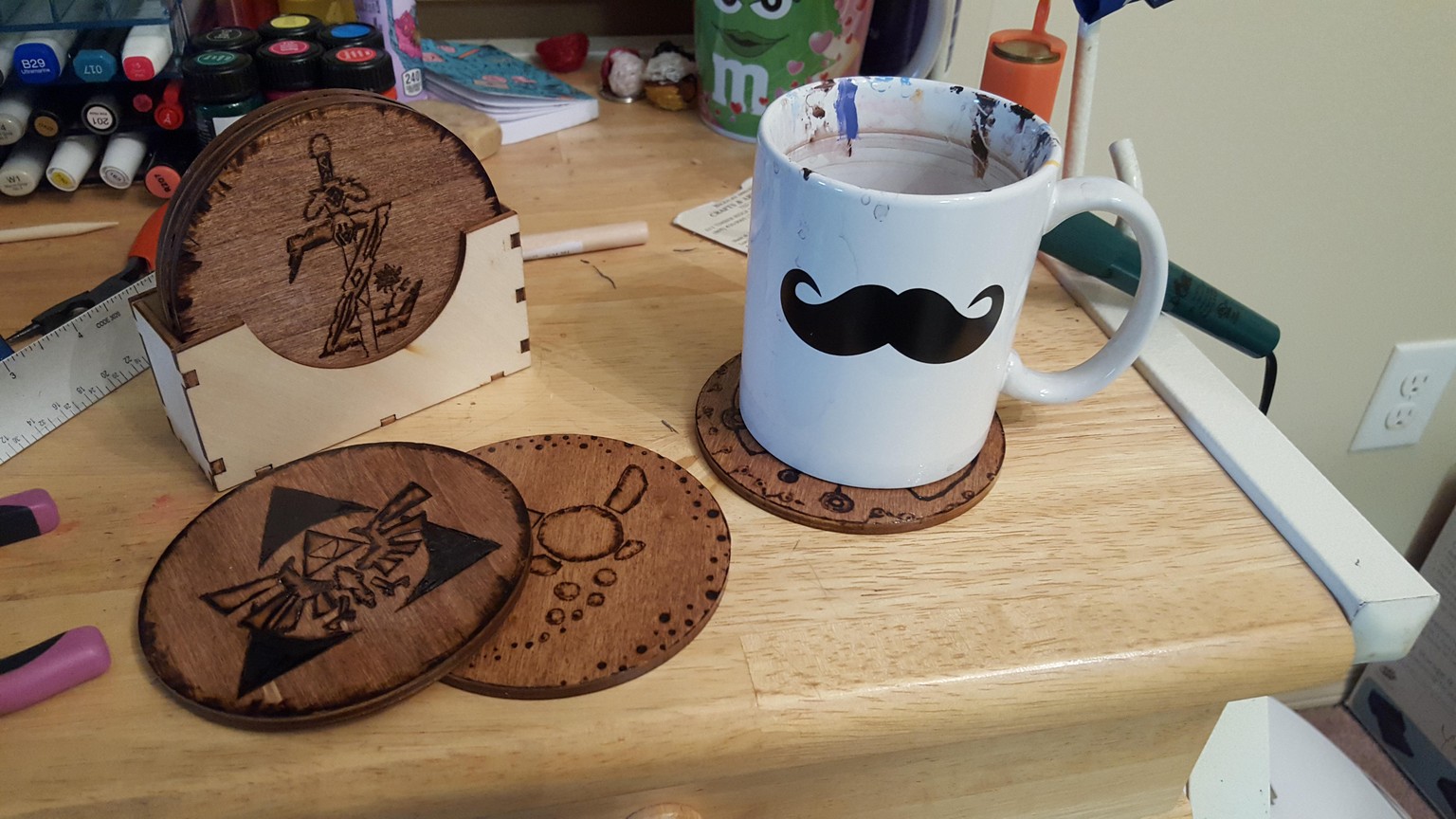 Finished Coasters - image 2 - student project