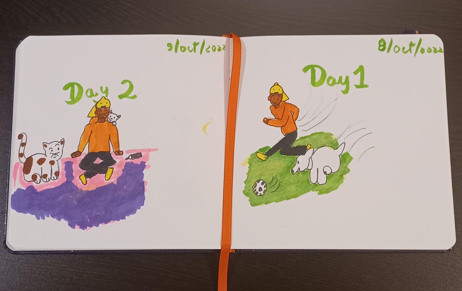 I drew with 2 prompts - image 1 - student project