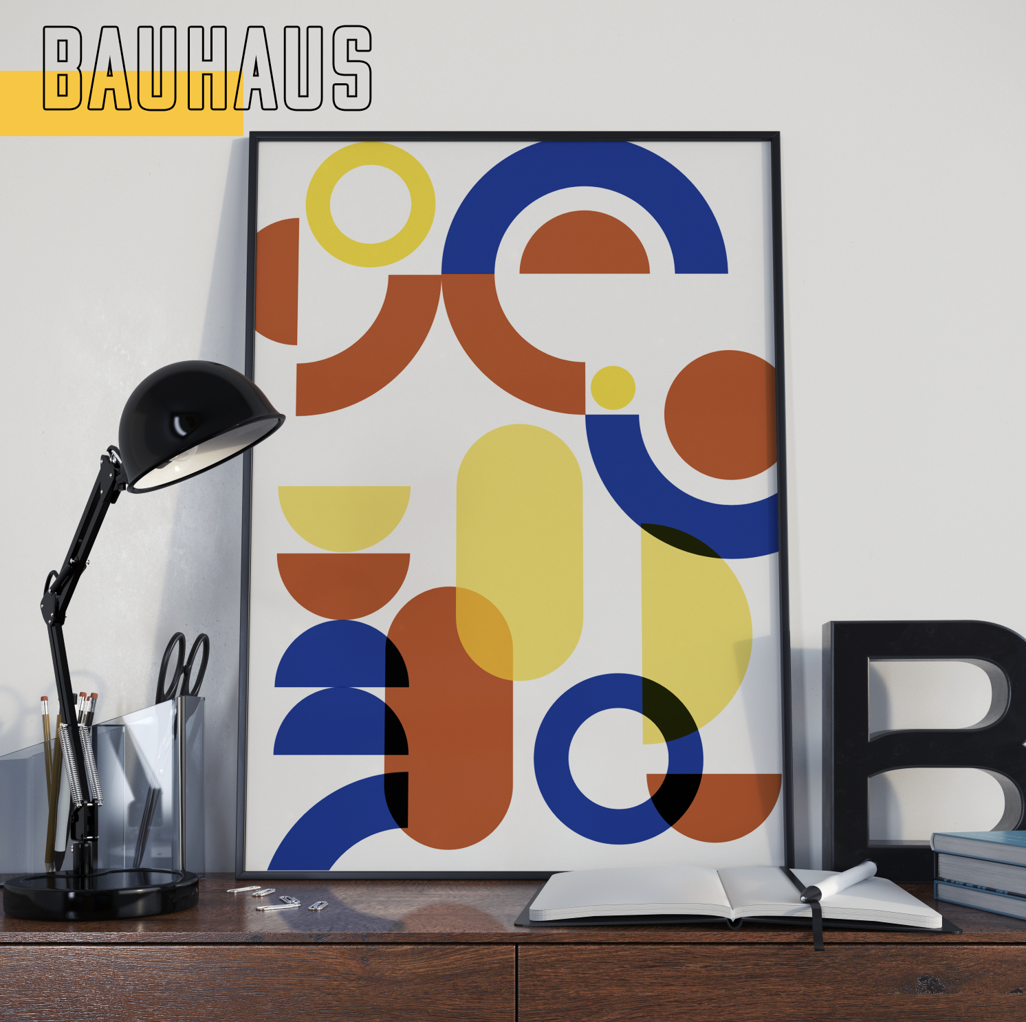 Bauhaus Poster Project - Graphic Design History - image 1 - student project