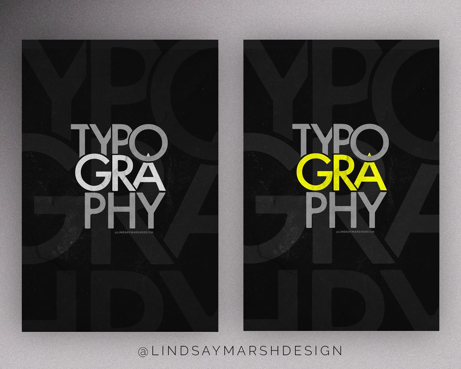 Typography Only Poster Challange - image 1 - student project