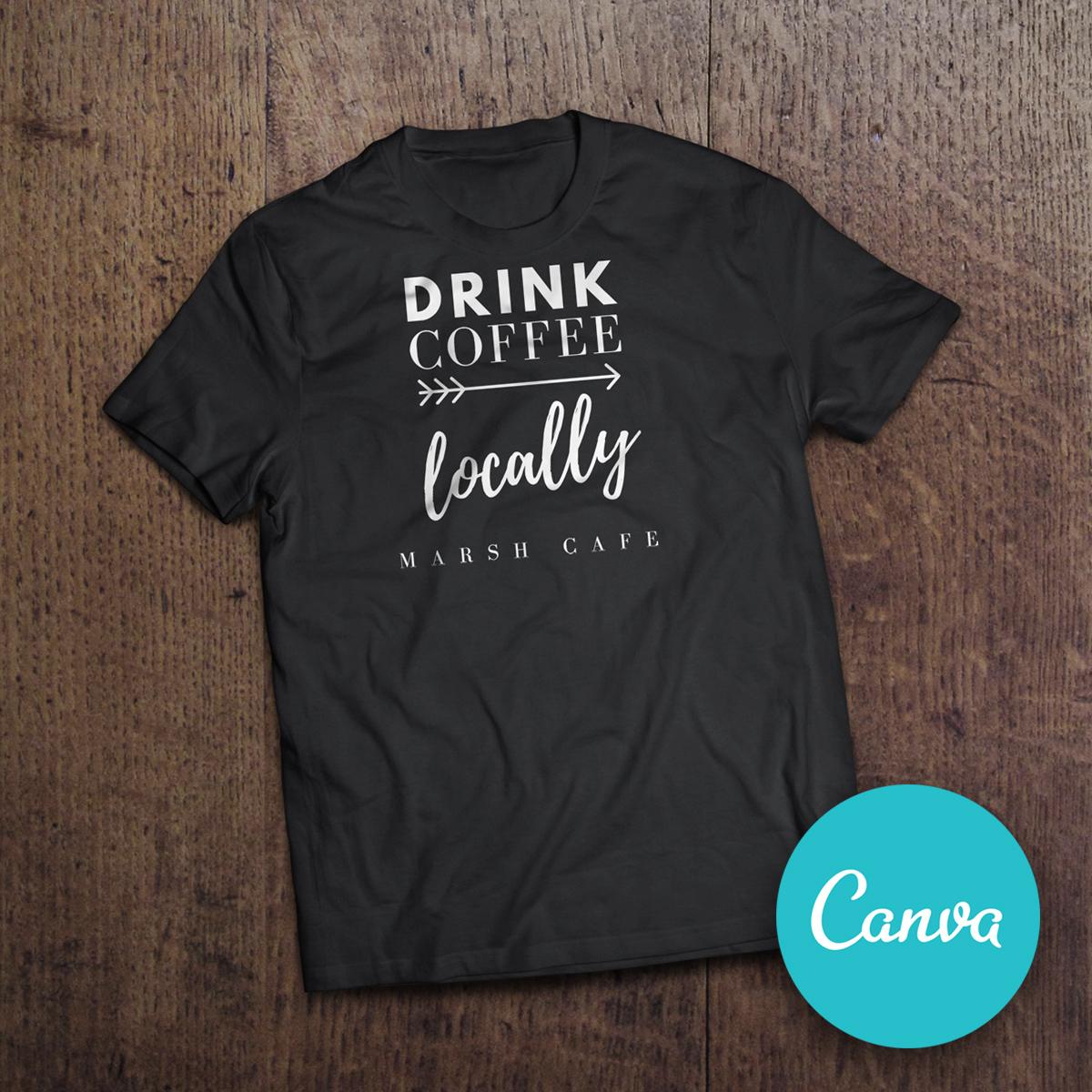T-shirt design using only Canva! - image 2 - student project