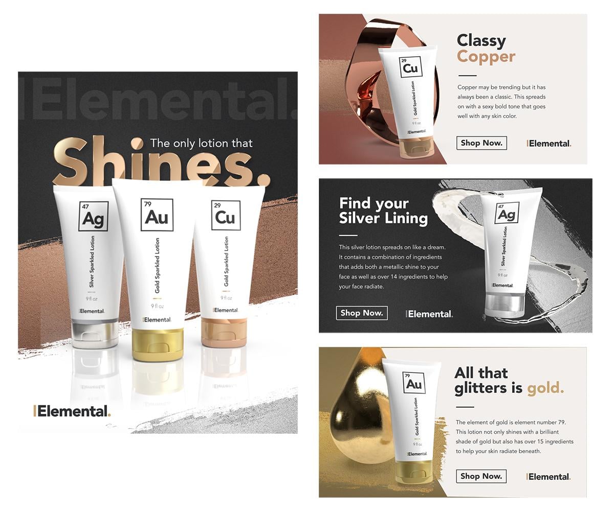 The Elemental Brand - Full Design Process - image 4 - student project