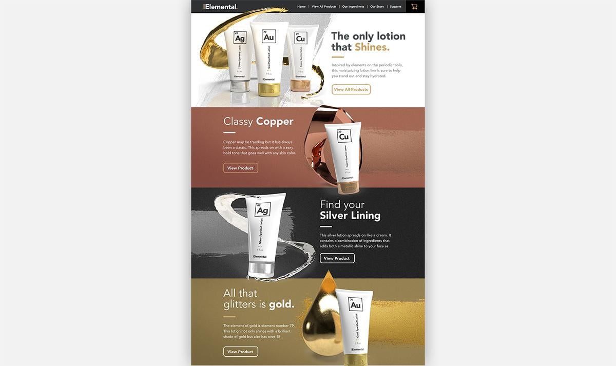 The Elemental Brand - Full Design Process - image 7 - student project