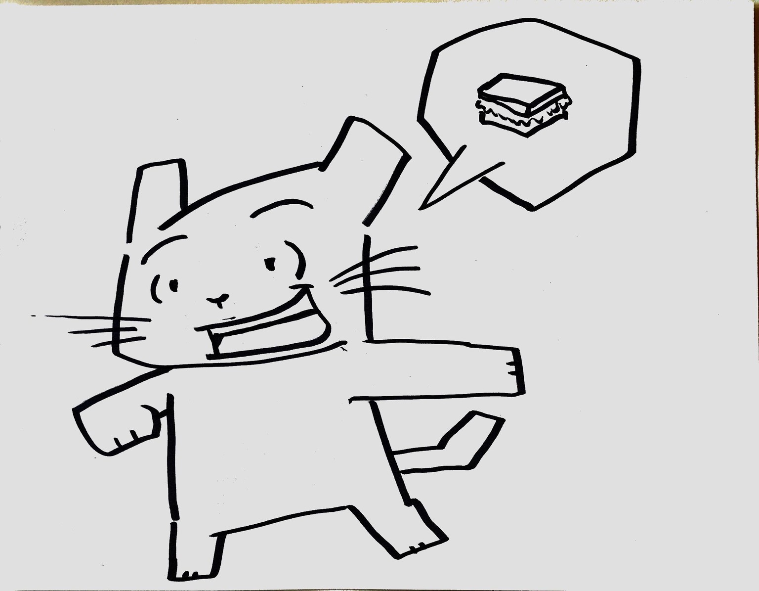 Happy Kitty Worksheet and Character Studies - image 2 - student project