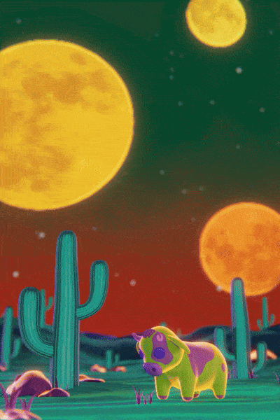 Lil' Alien Cow - image 1 - student project