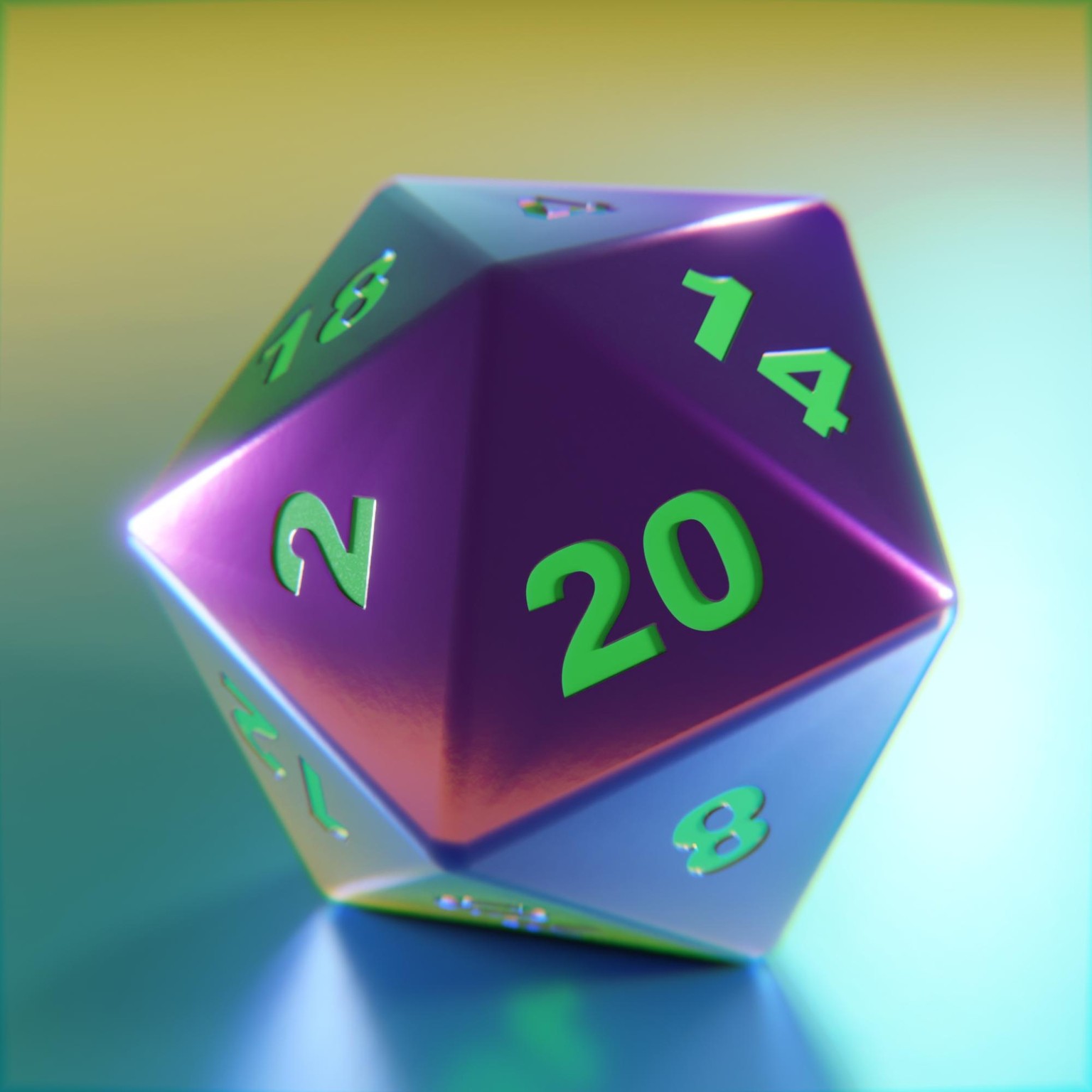 My d20 set! - image 3 - student project