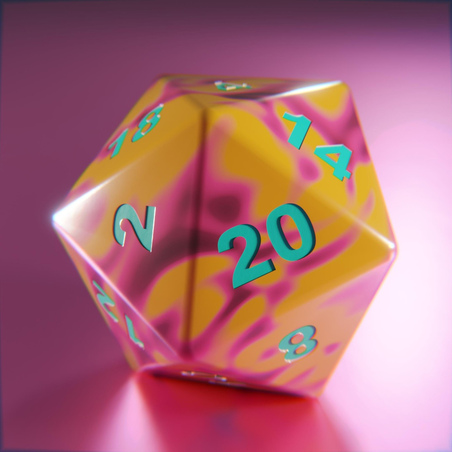 My d20 set! - image 2 - student project