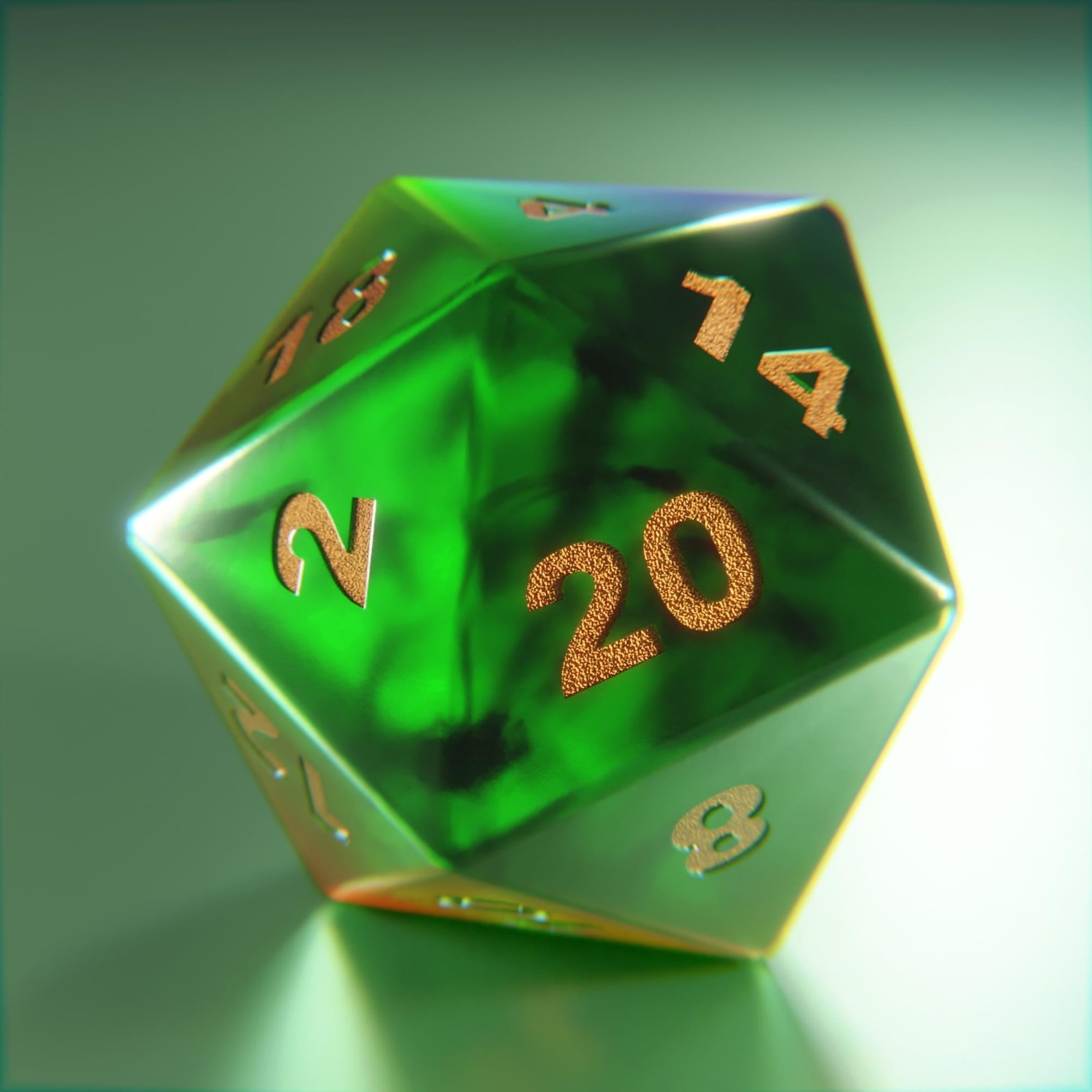 My d20 set! - image 1 - student project