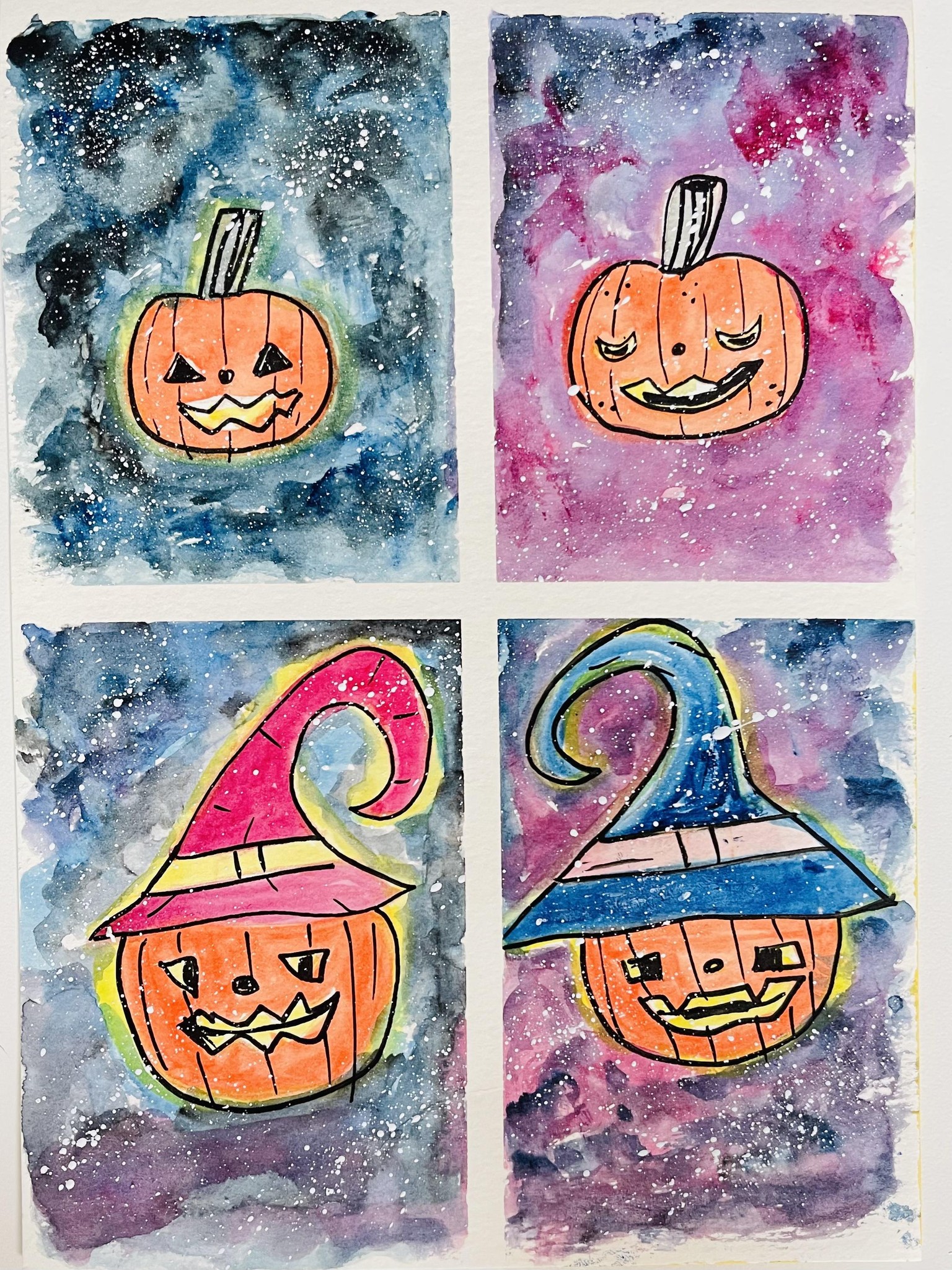 Mini halloween cards - image 1 - student project