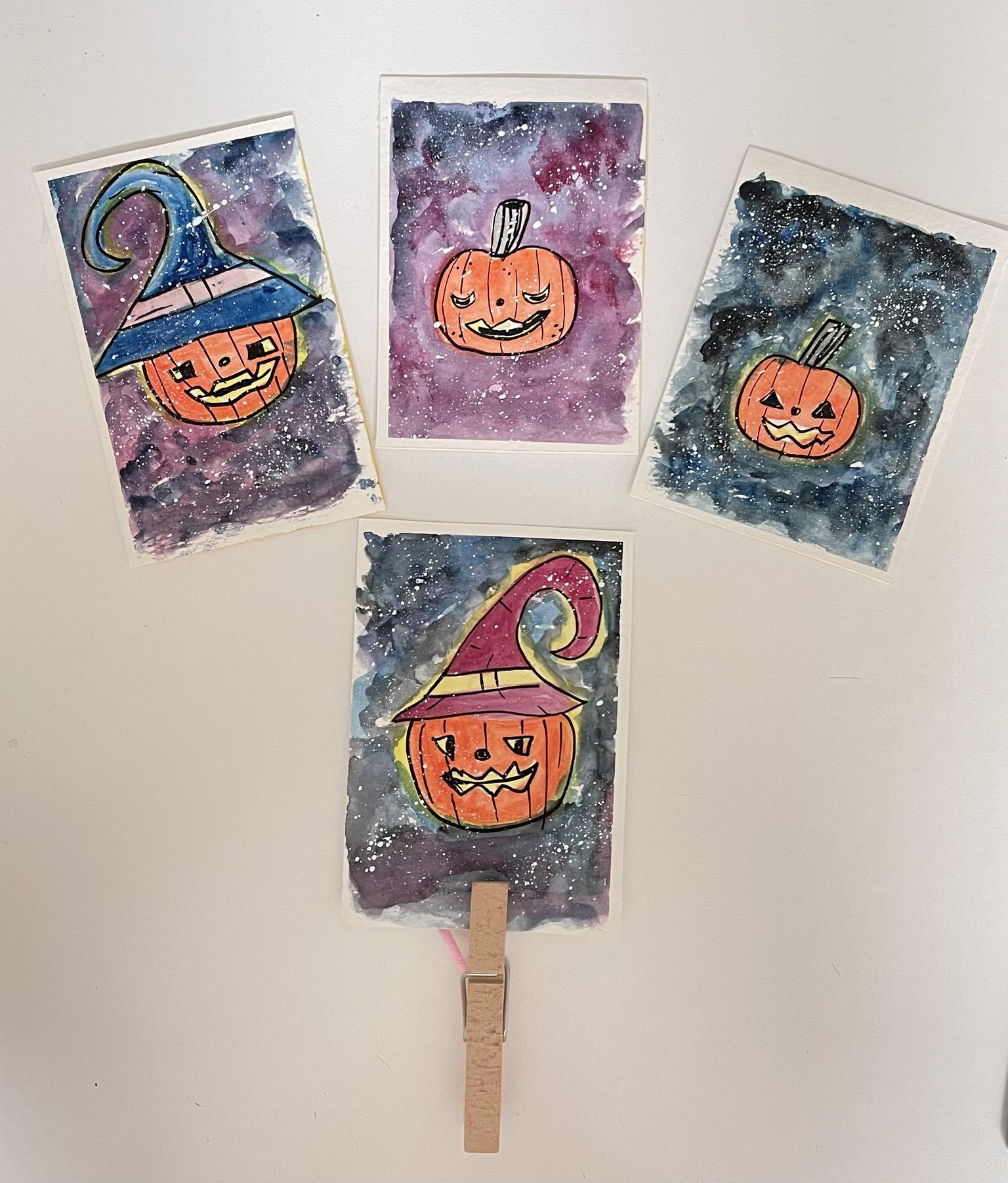 Mini halloween cards - image 3 - student project