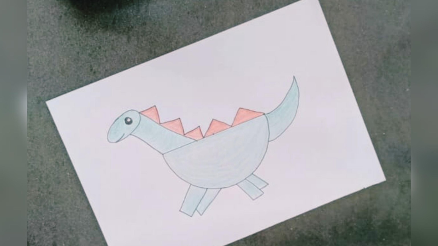 Dinosaur Drawing - image 1 - student project