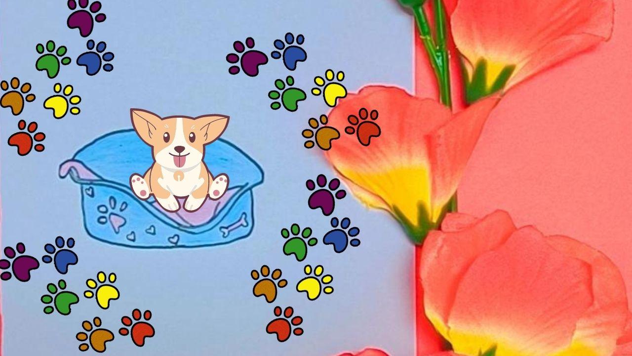 Dog Bed Drawing - image 1 - student project