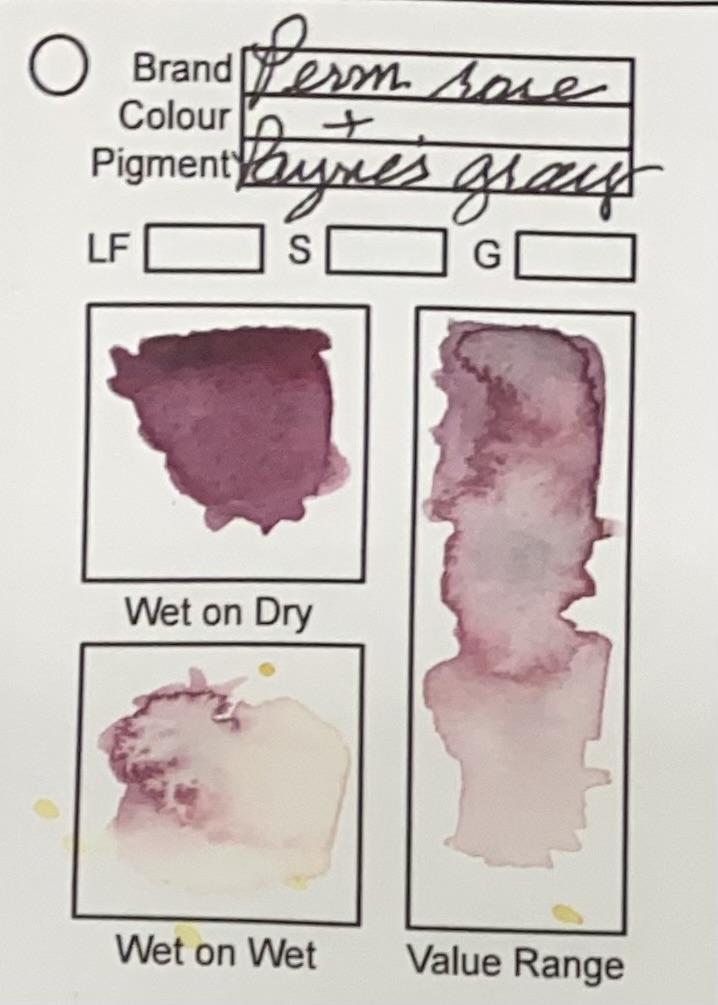 Toby's color swatching sheet - new discoveries - image 2 - student project