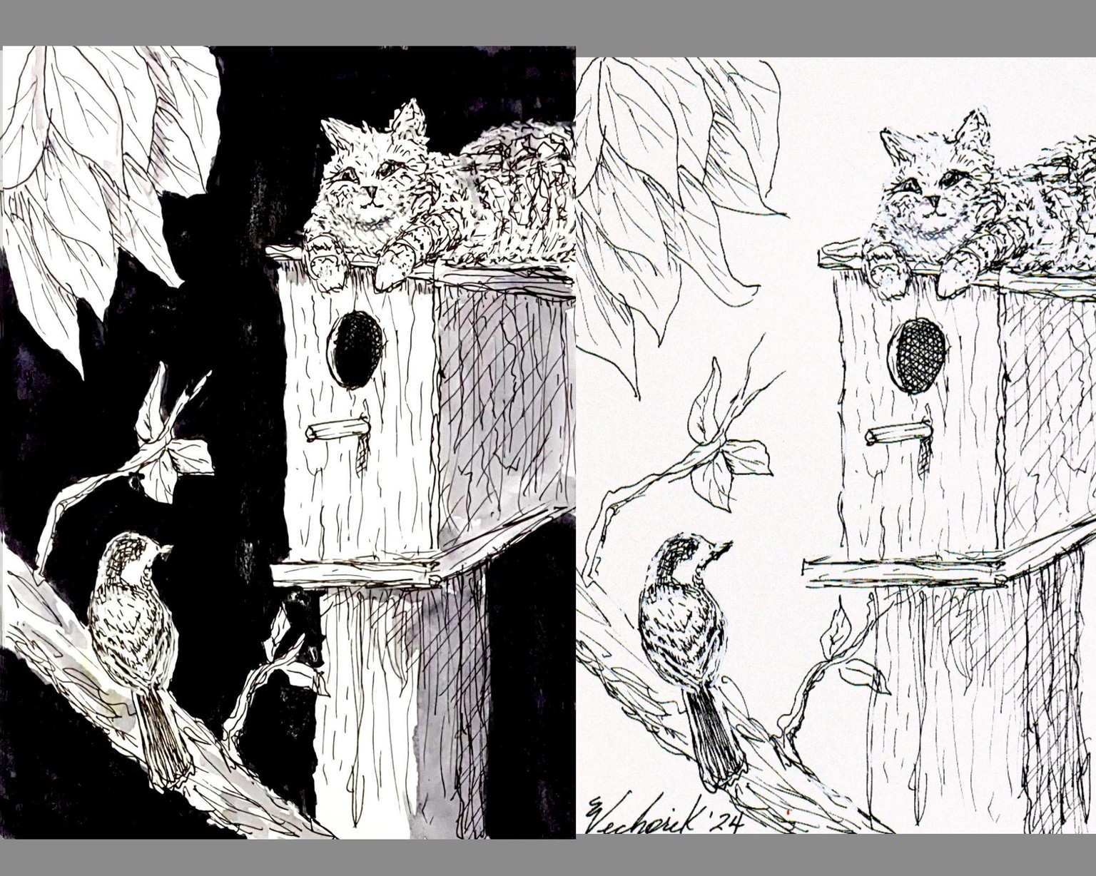 Pen and ink exploring - image 1 - student project