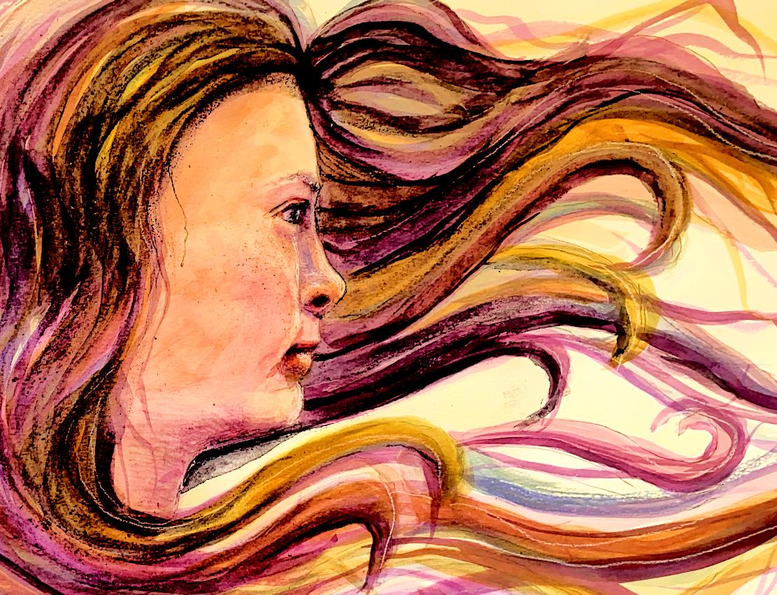 Realistic/Abstract portrait - image 1 - student project