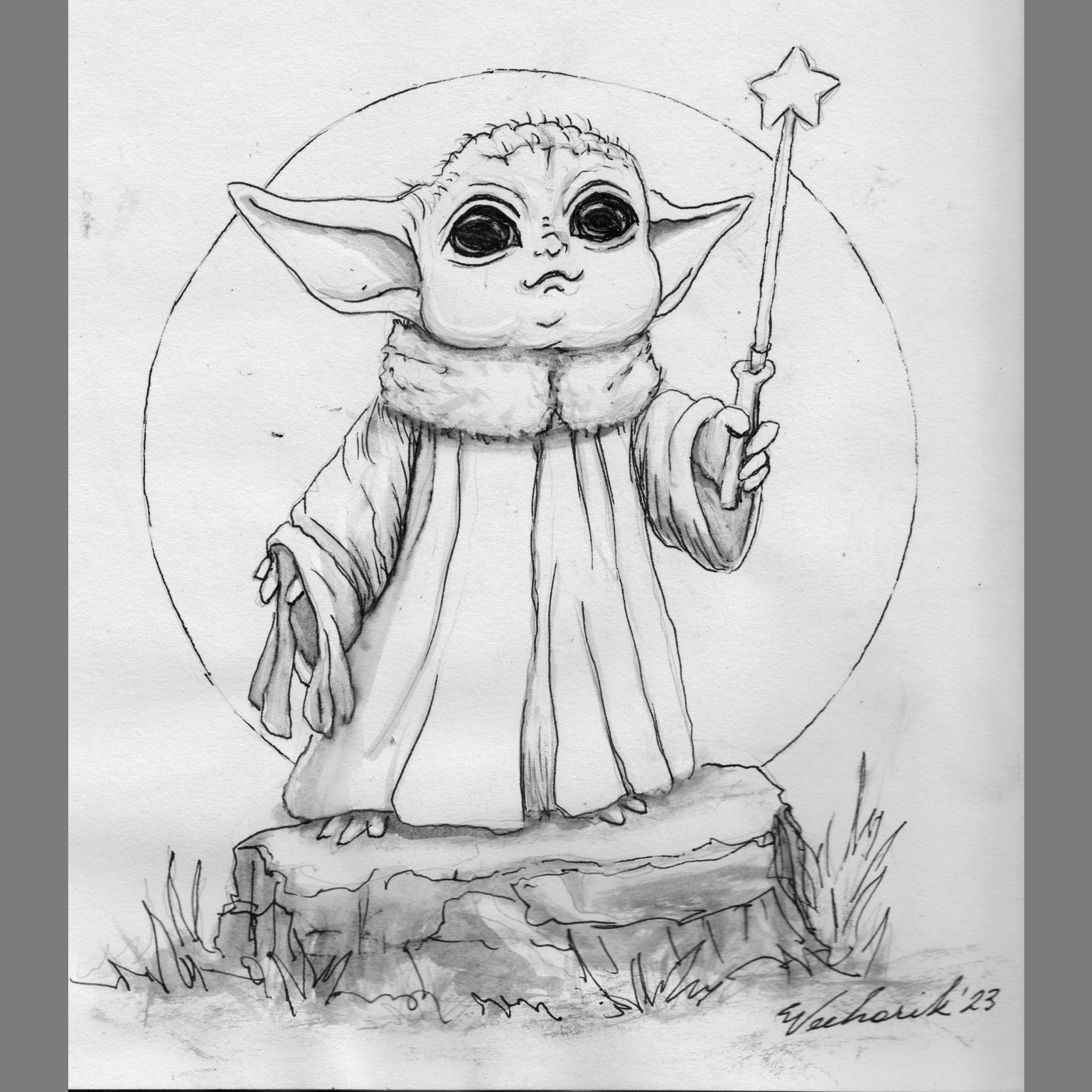 Several pen ink drawings - image 2 - student project