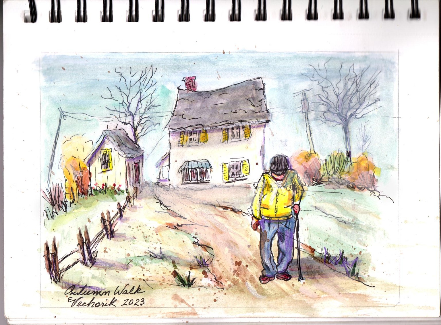Several pen ink drawings - image 9 - student project