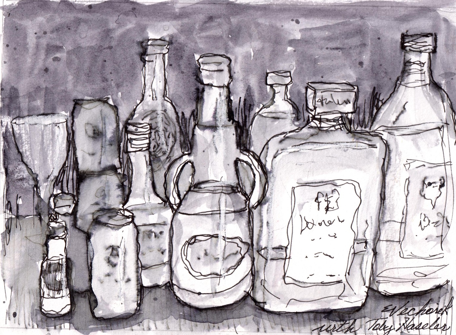 Several pen ink drawings - image 7 - student project