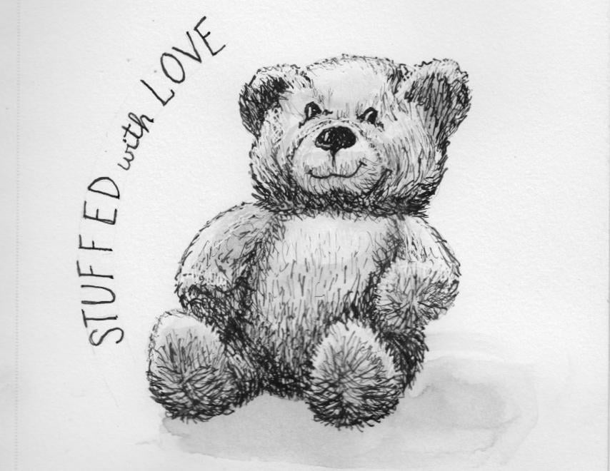 Pen ink squirrel Watercolor wash - image 1 - student project