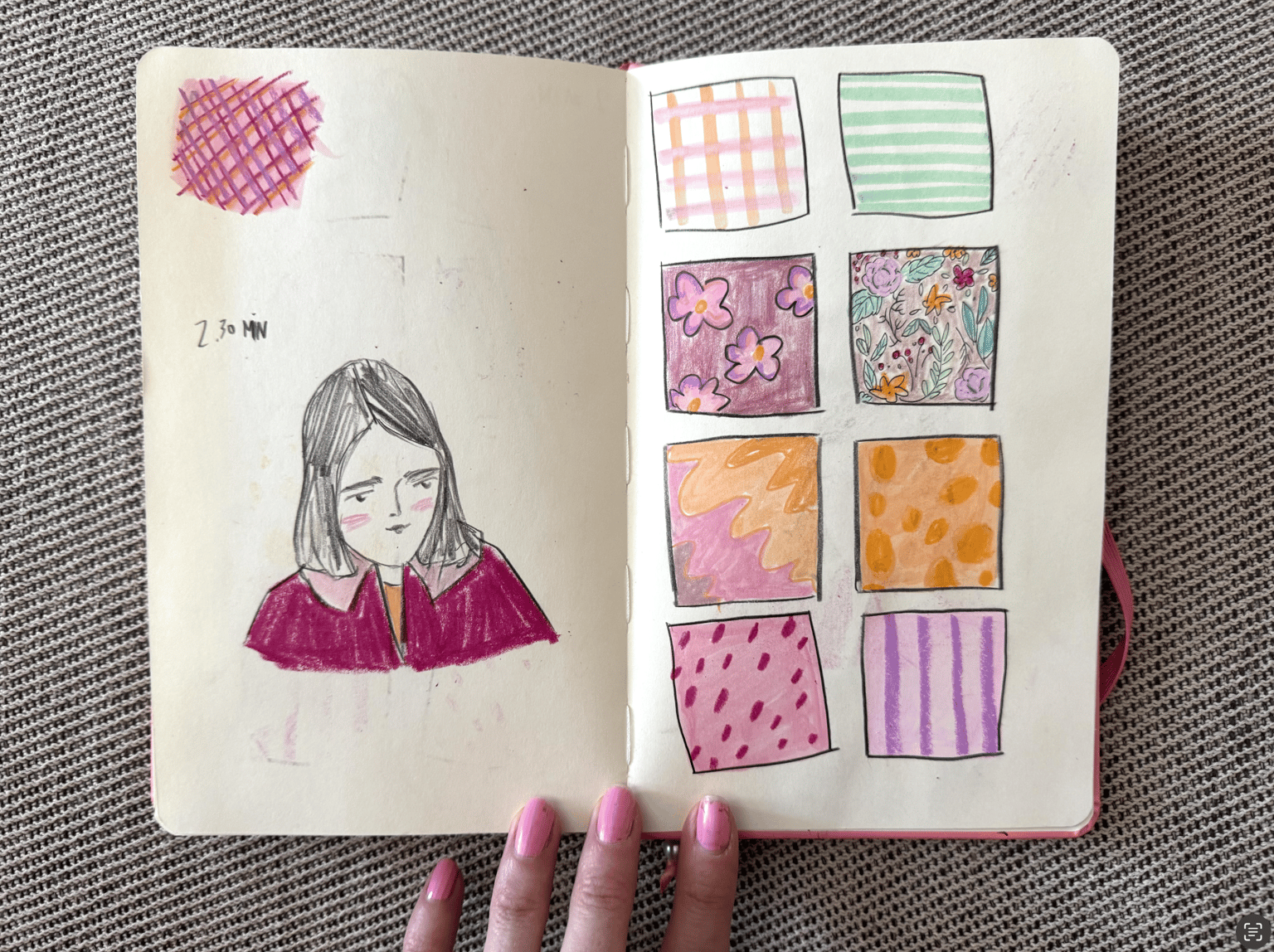 Fashion Figures Sketchbook Project - image 3 - student project