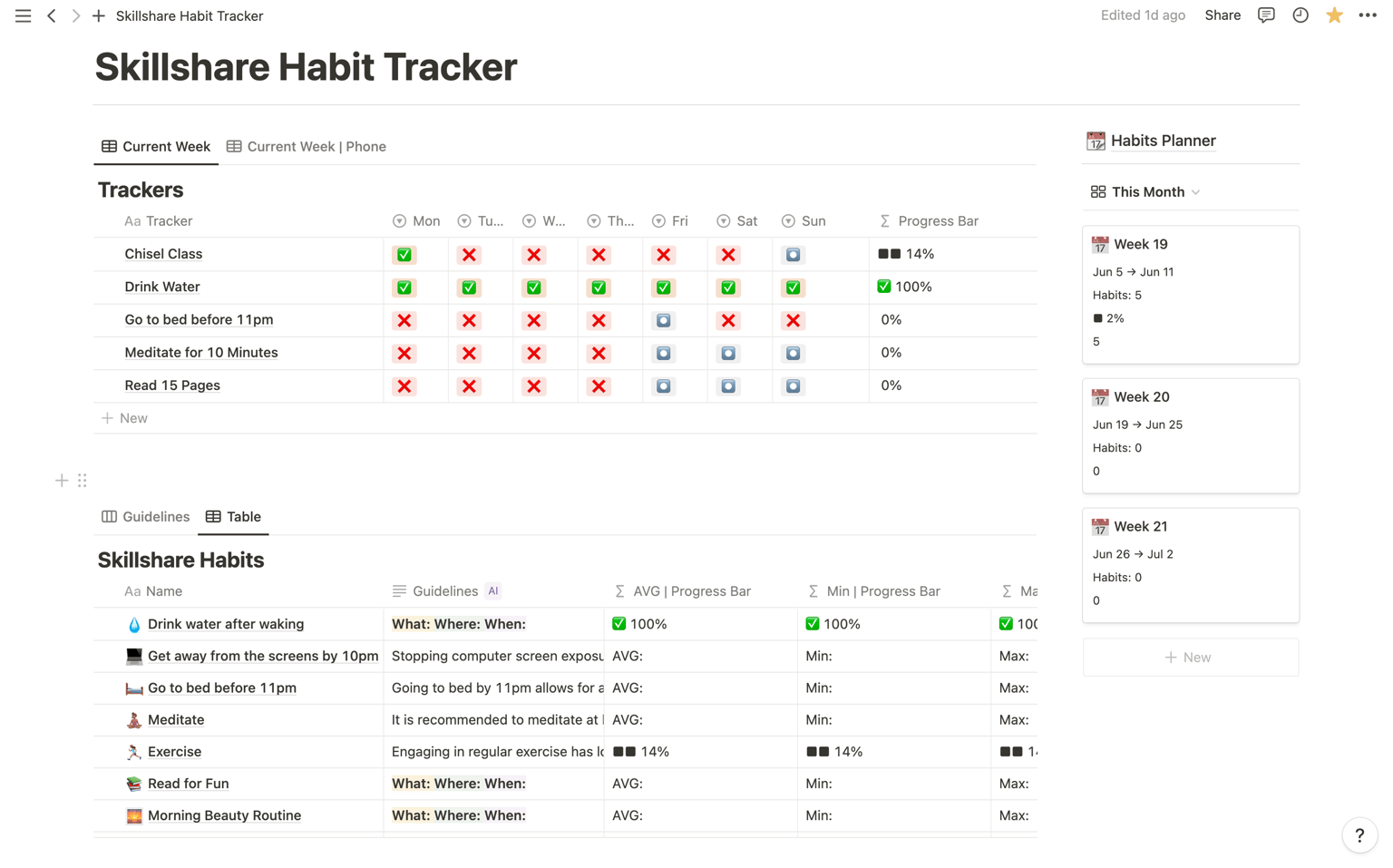 Habit Tracker - image 1 - student project