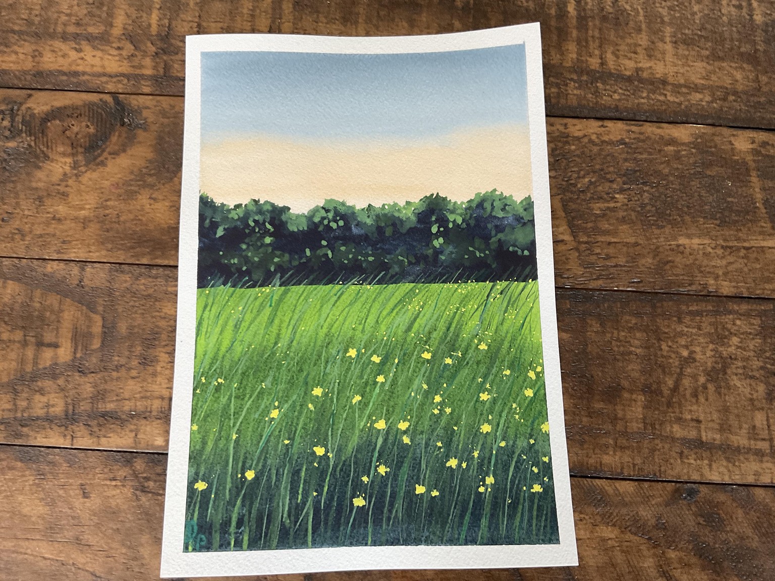 Spring Landscapes in Watercolor - image 5 - student project