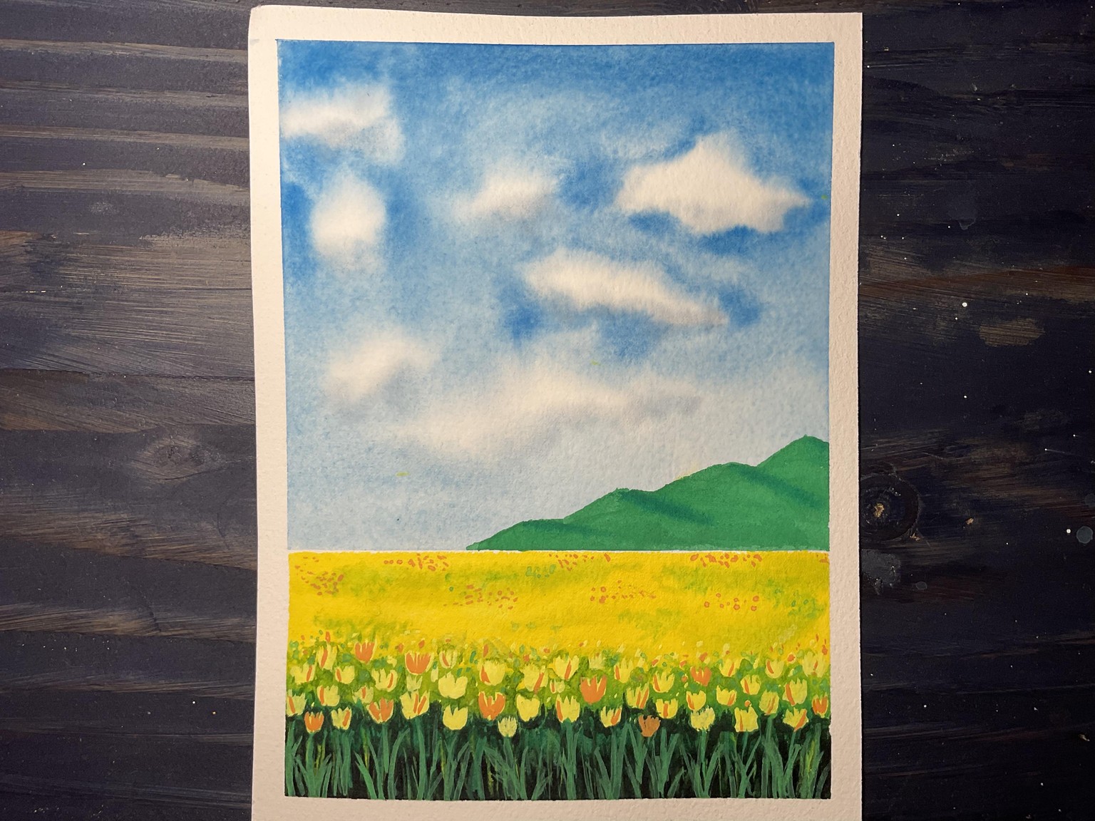 Spring Landscapes in Watercolor - image 6 - student project
