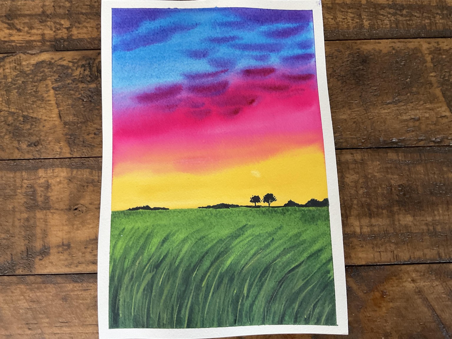 Spring Landscapes in Watercolor - image 4 - student project