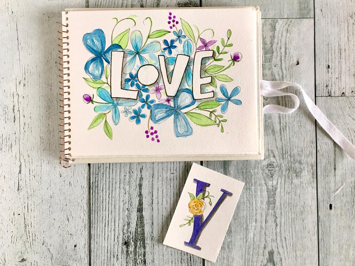 My floral lettering - image 3 - student project