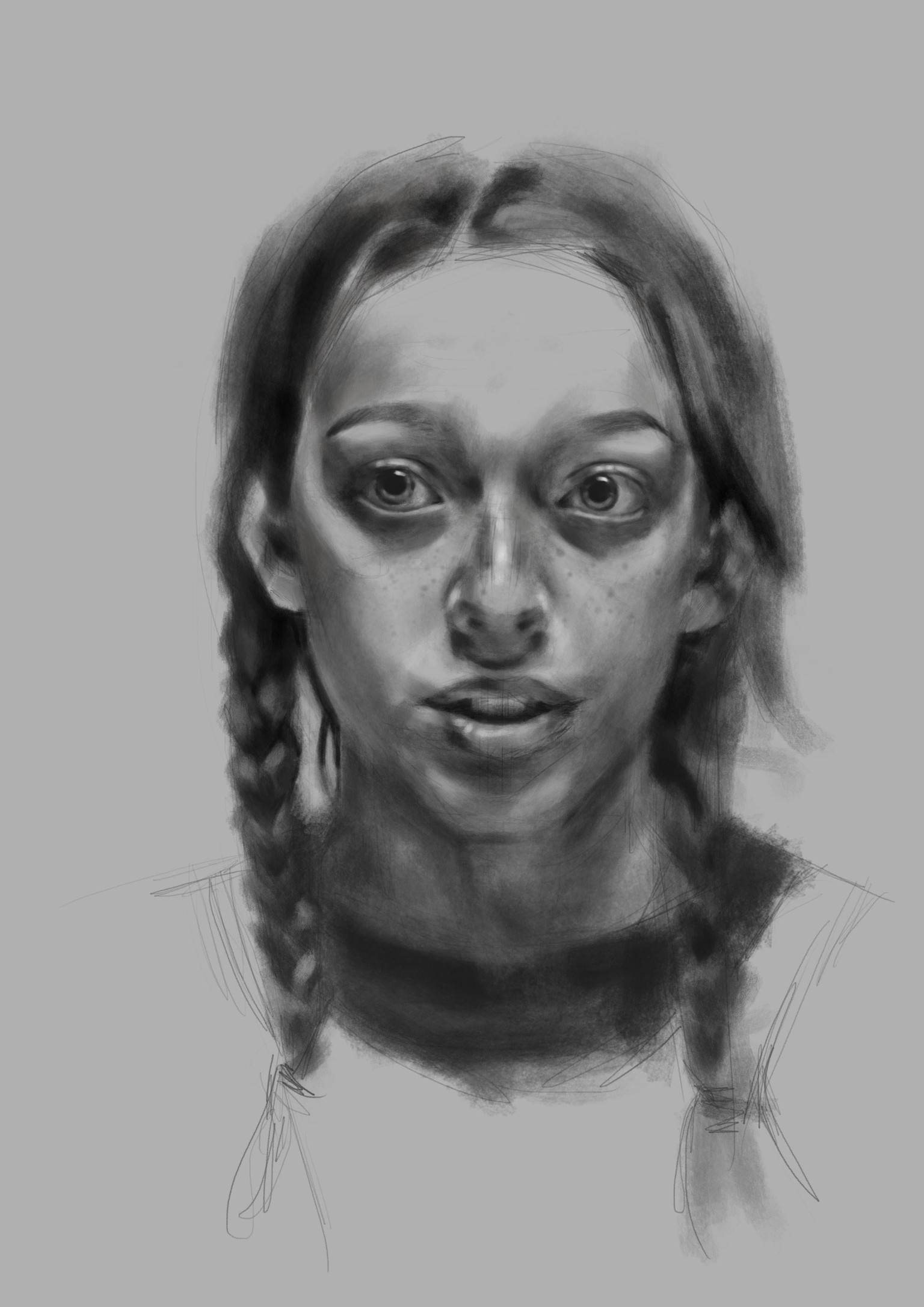 Black and white portrait; Anne With an E - image 1 - student project