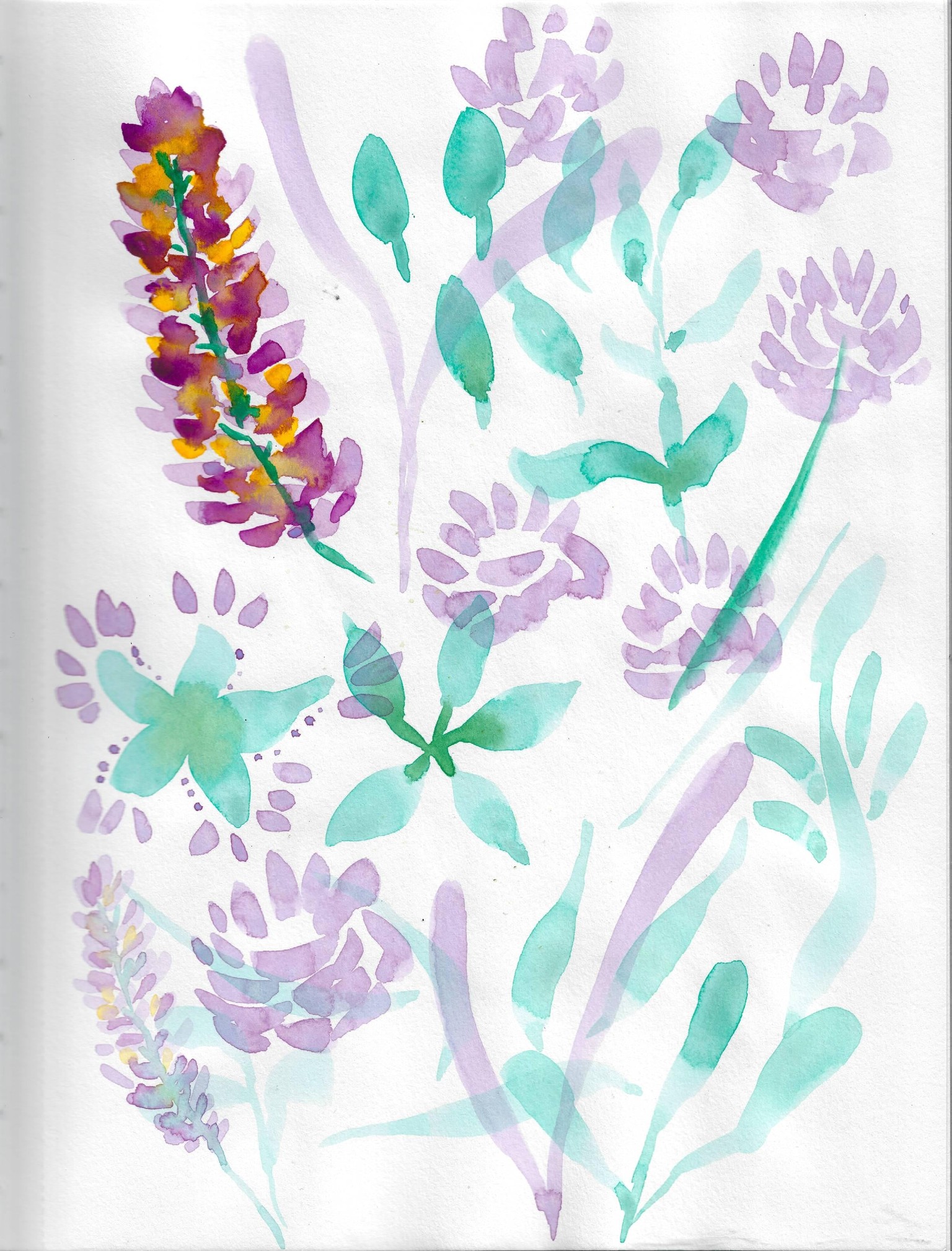 Having fun with watercolour and gouache - image 2 - student project