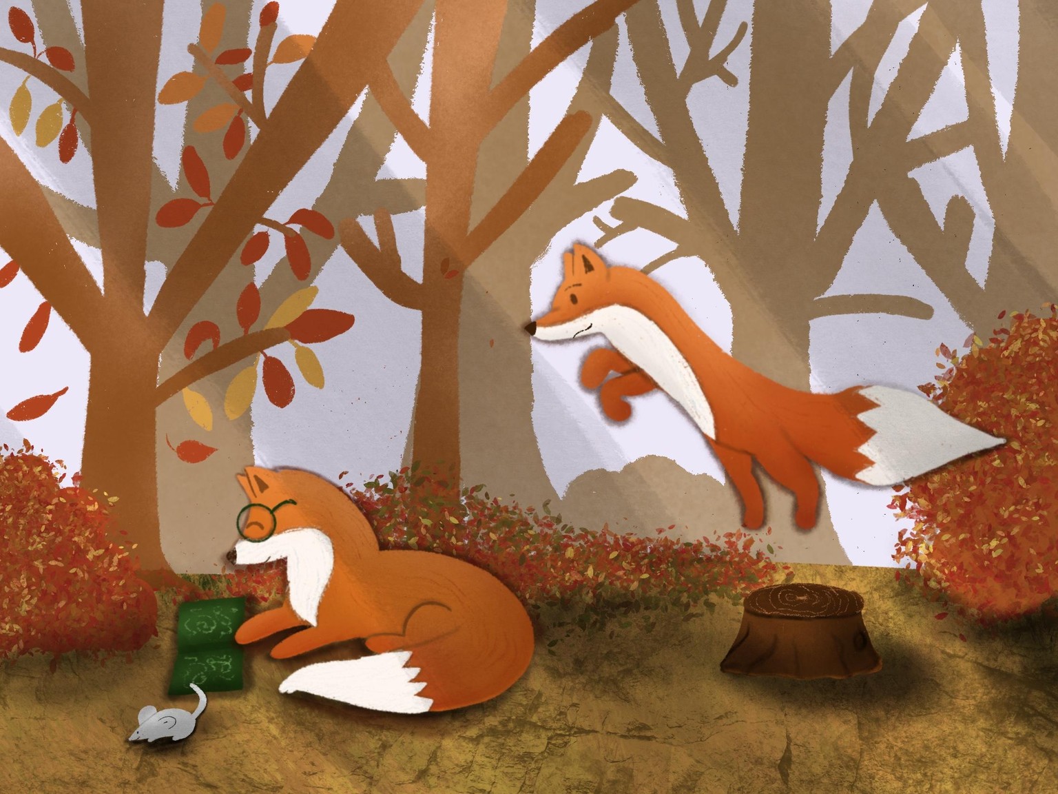 Fox in autumn - image 3 - student project