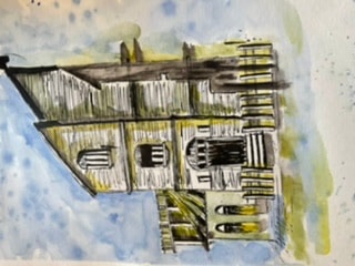 Urban sketching - image 2 - student project