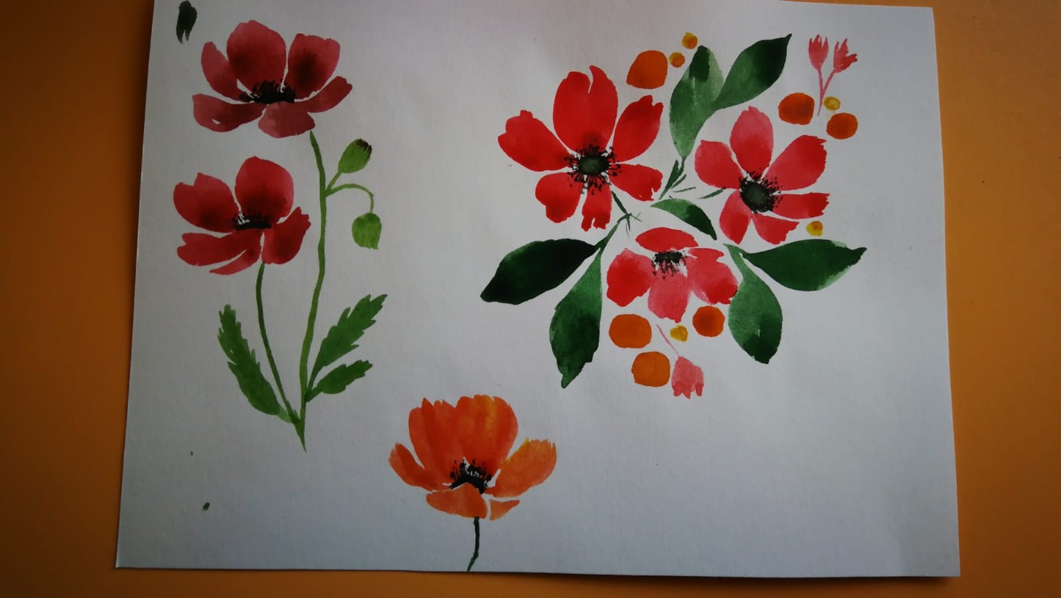 Poppies and Anemones - image 1 - student project