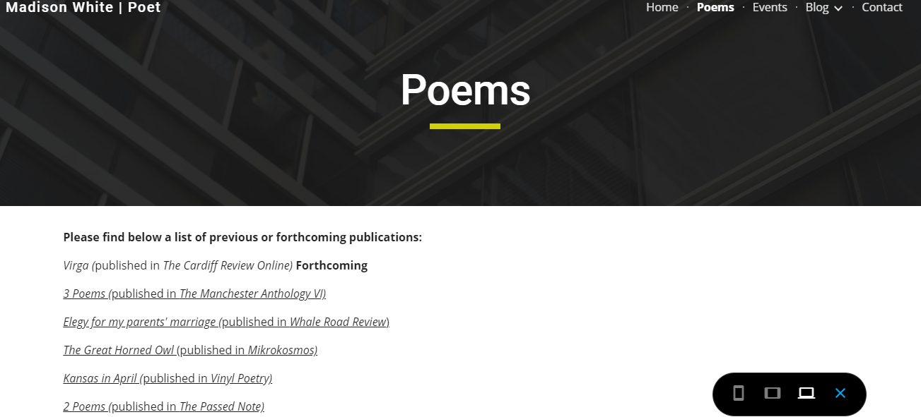 Website Re-Do - image 3 - student project