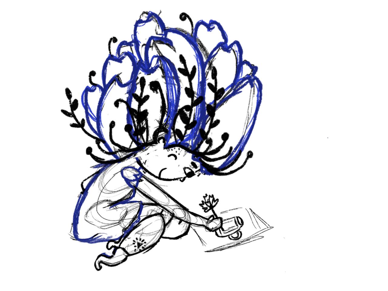 Blossomed Girl - image 1 - student project