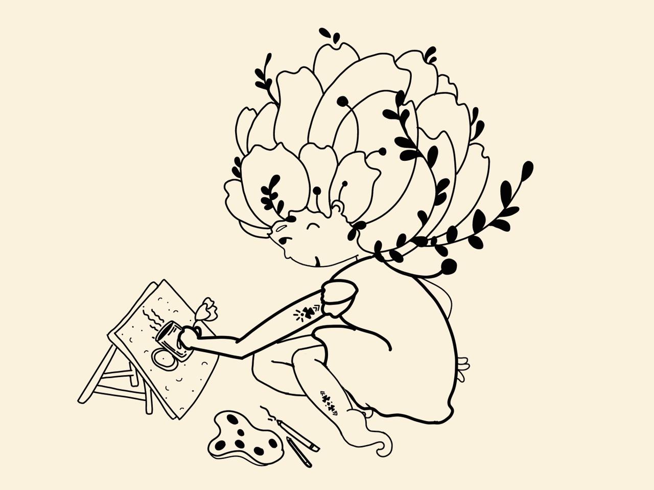 Blossomed Girl - image 3 - student project