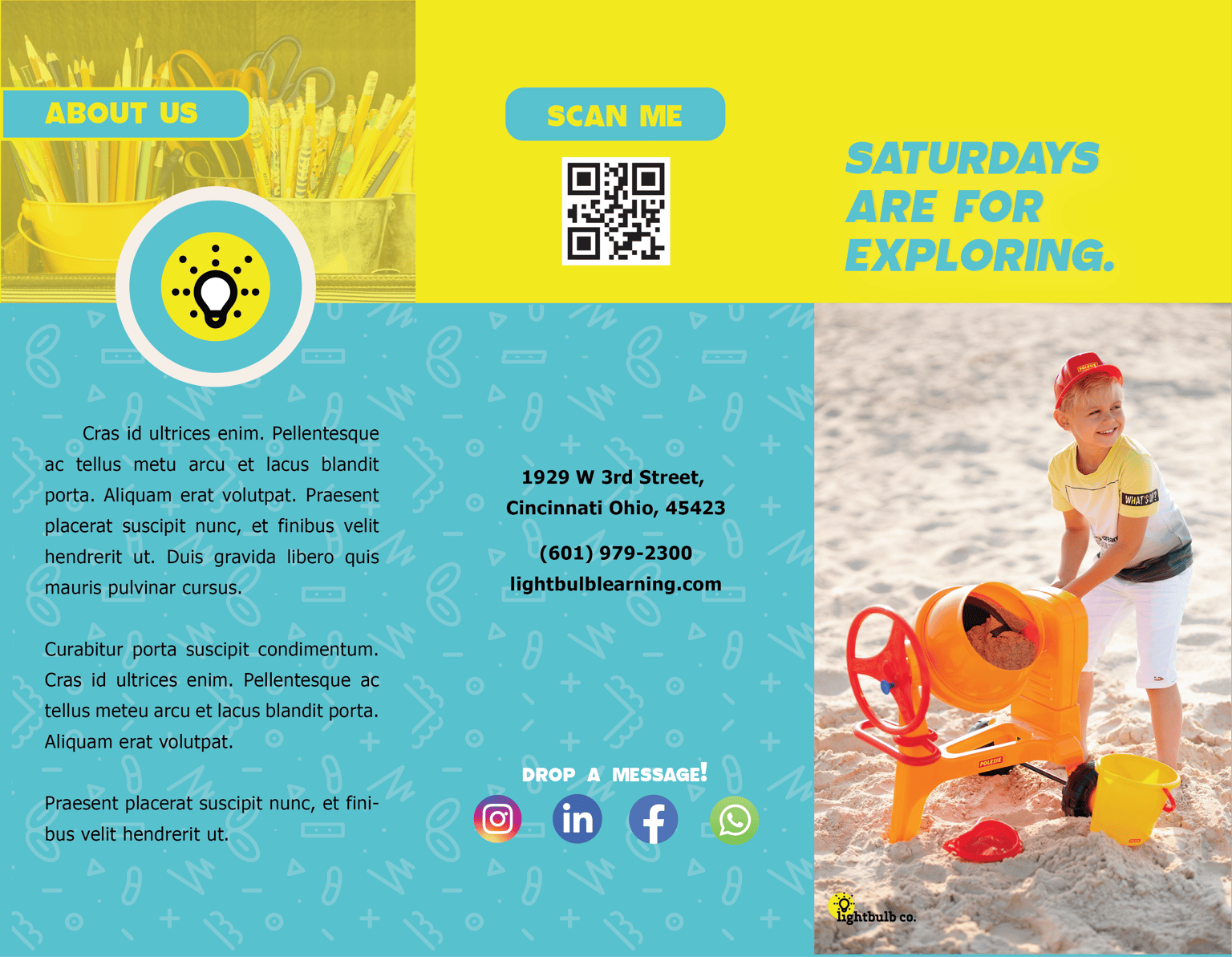 Trifold Brochure For A School - image 1 - student project