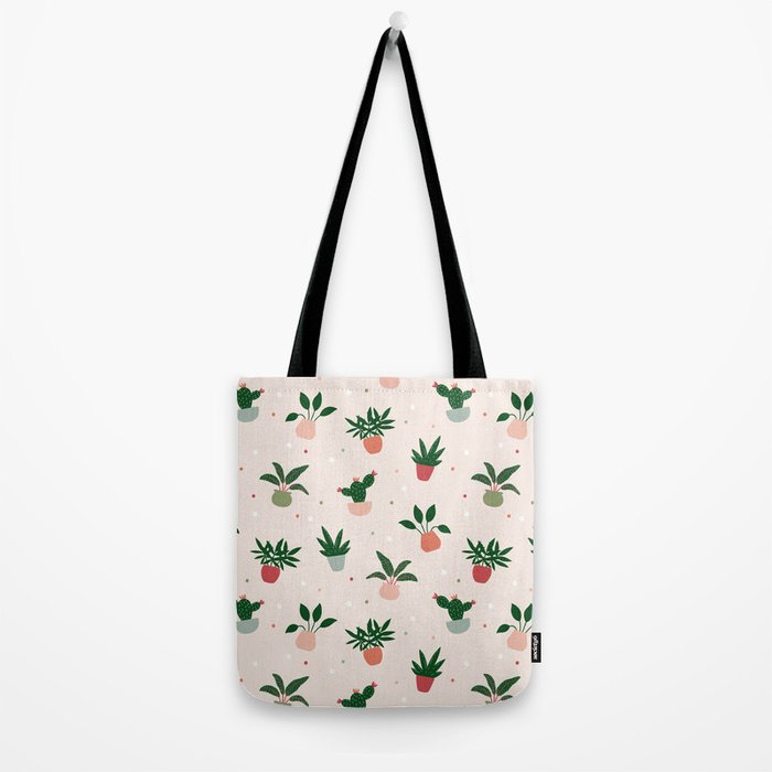 Happy Houseplants Tote Bag - image 2 - student project