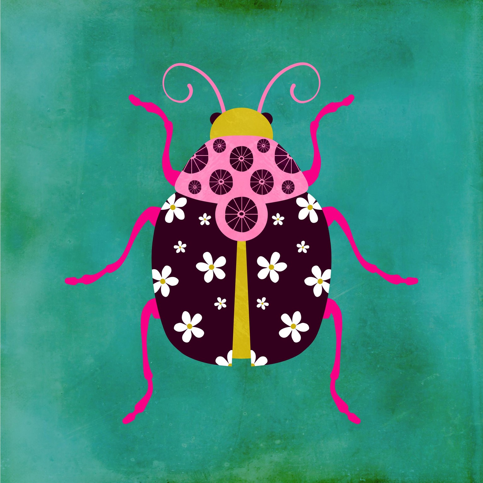 Modern Folk Art Insect - image 2 - student project