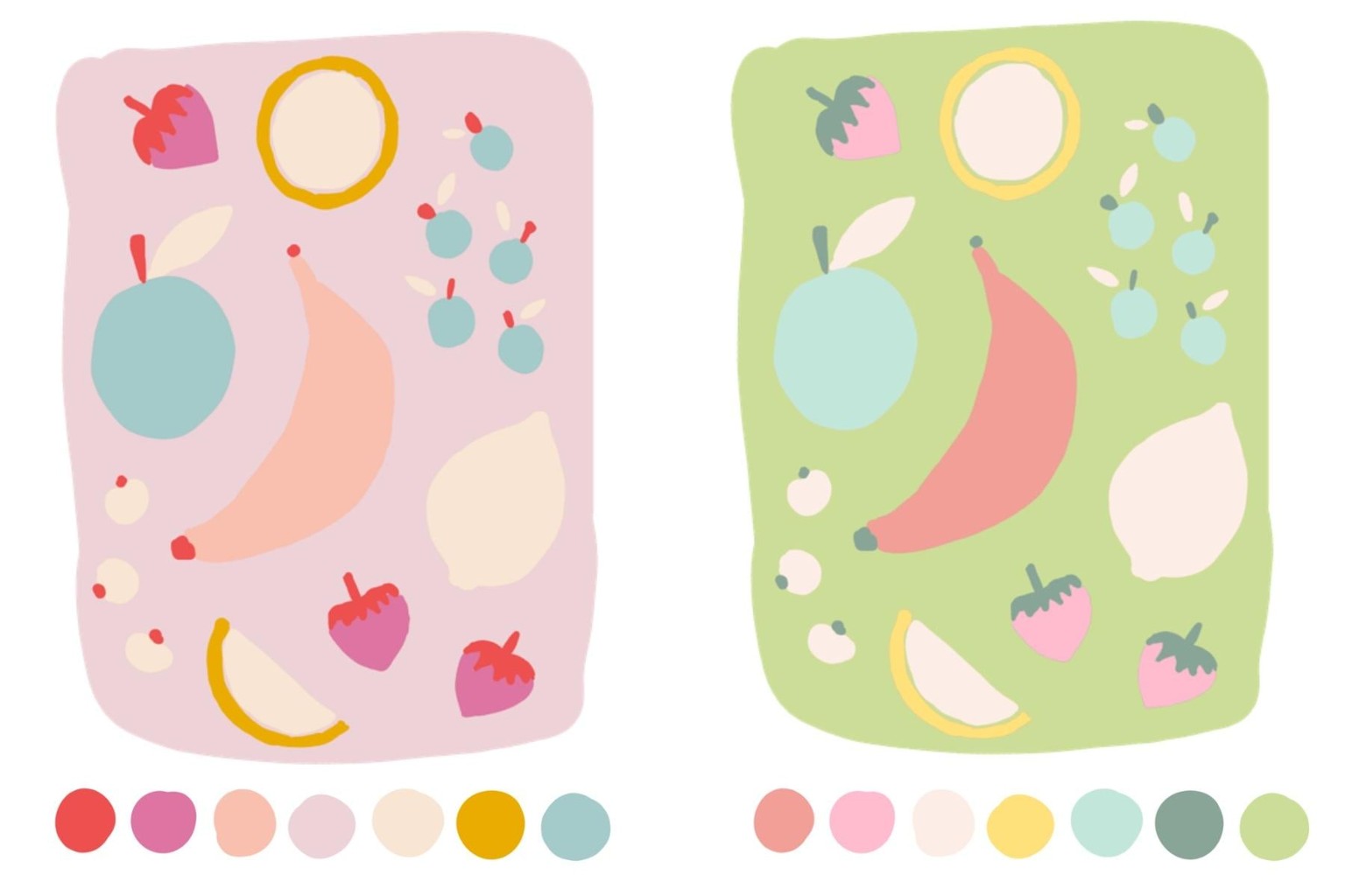 Color Inspiration for Digital Illustration: Color Palettes in Procreate - image 2 - student project