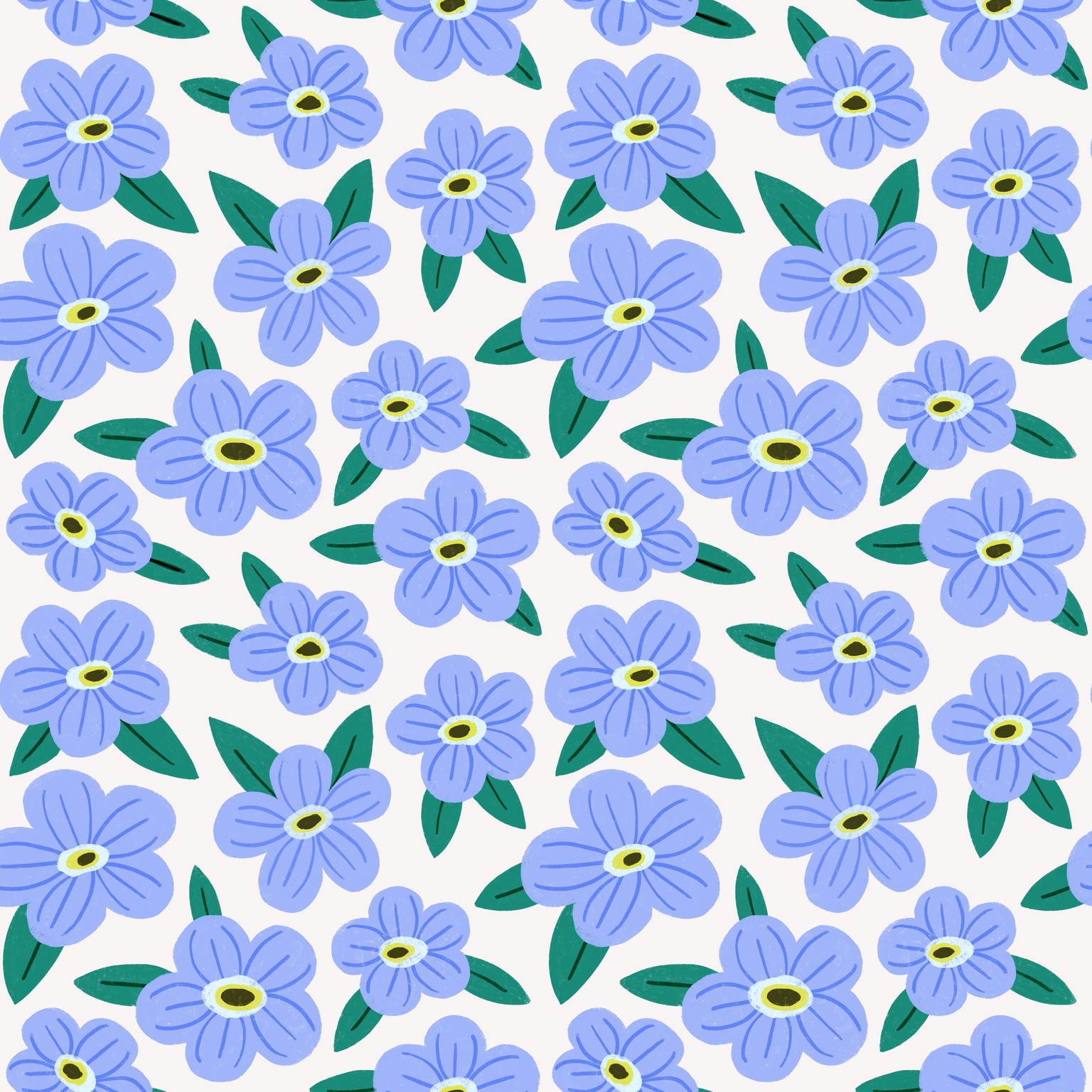 Pattern Design Using Procreate and Adobe Photoshop - image 2 - student project