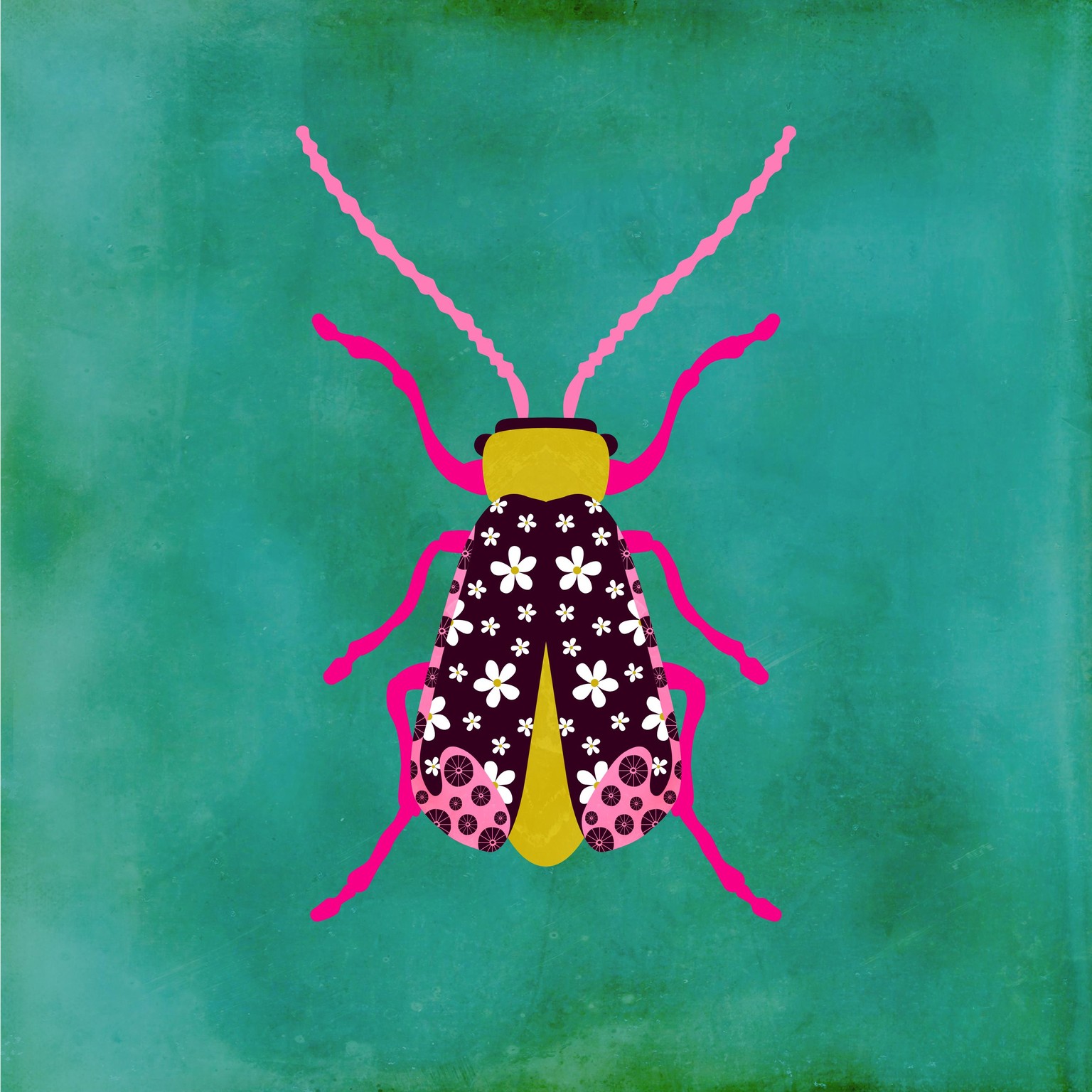 Modern Folk Art Insect - image 1 - student project
