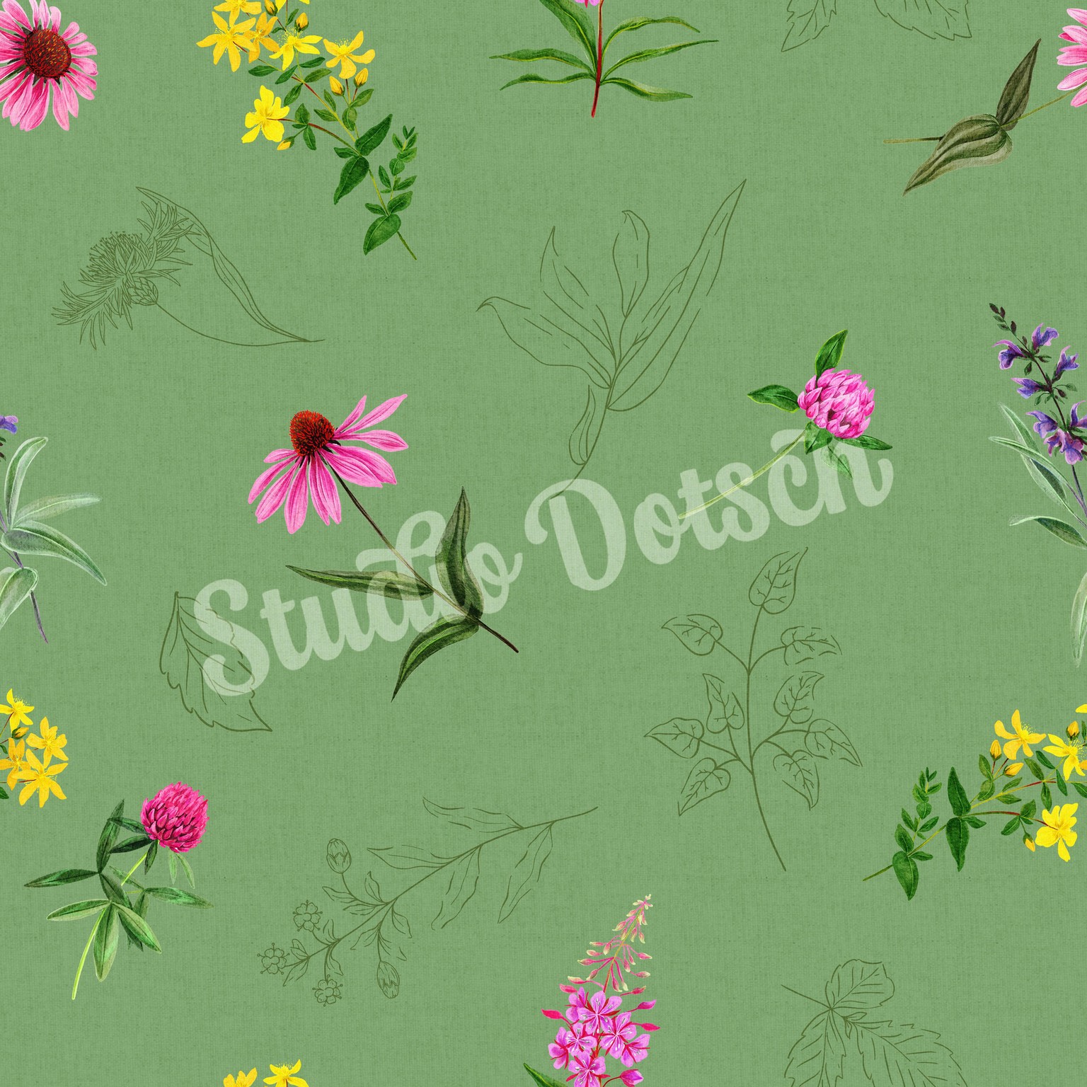 Photoshop Workflows - Seamless Pattern Design - image 1 - student project