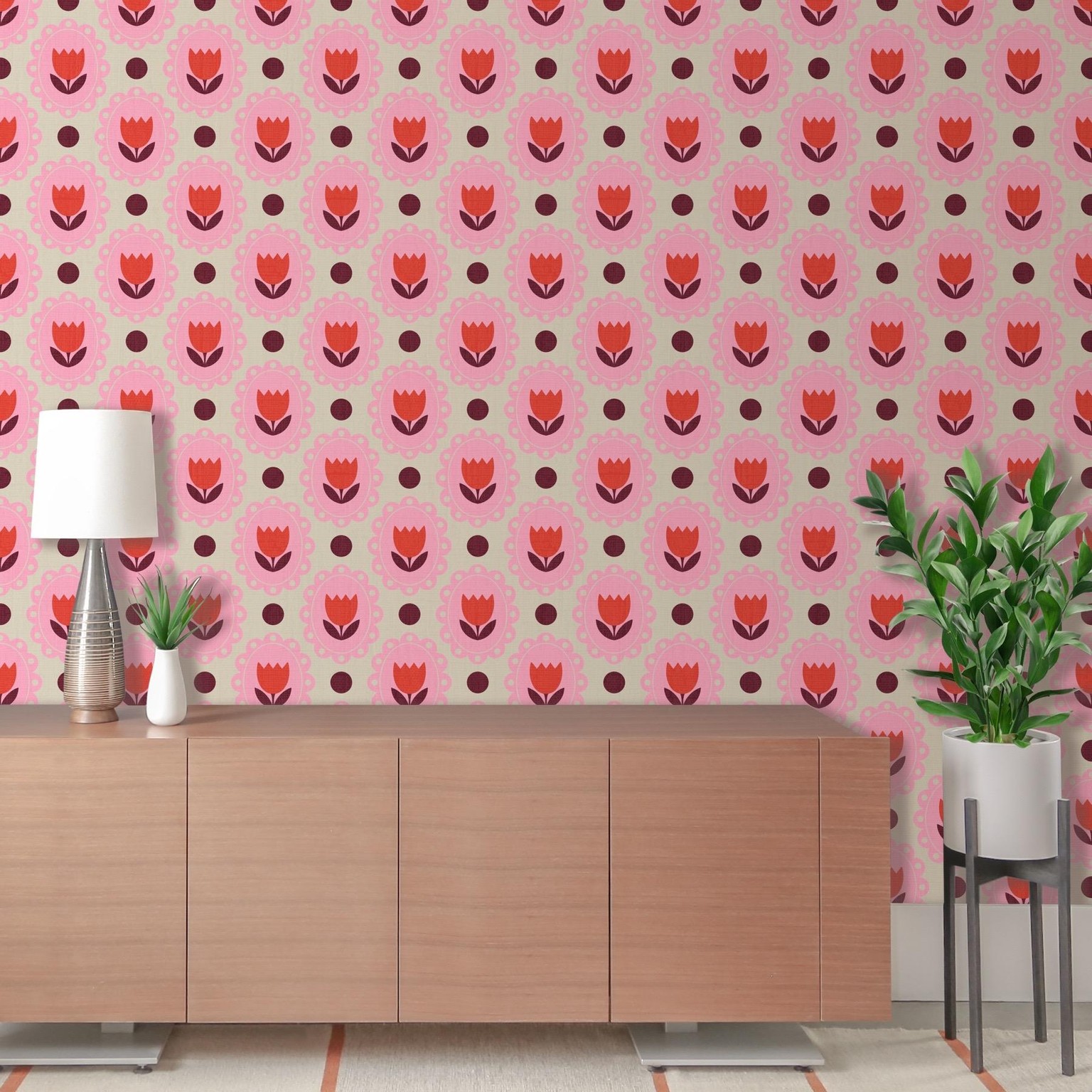 Custom Wallpaper Design: Create Your Own Using Procreate & Spoonflower - image 2 - student project