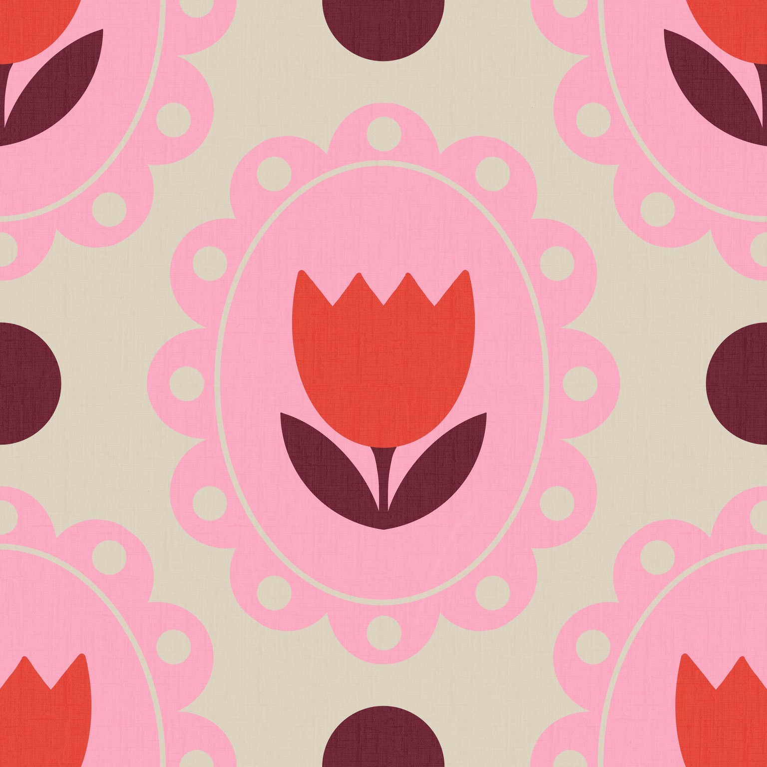 Custom Wallpaper Design: Create Your Own Using Procreate & Spoonflower - image 1 - student project